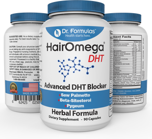 DrFormulas™ Hairomega® DHT Blocker with Biotin & Saw Palmetto | Hair Loss Supplement